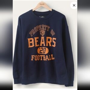 Navy Bears Crewneck Sweater